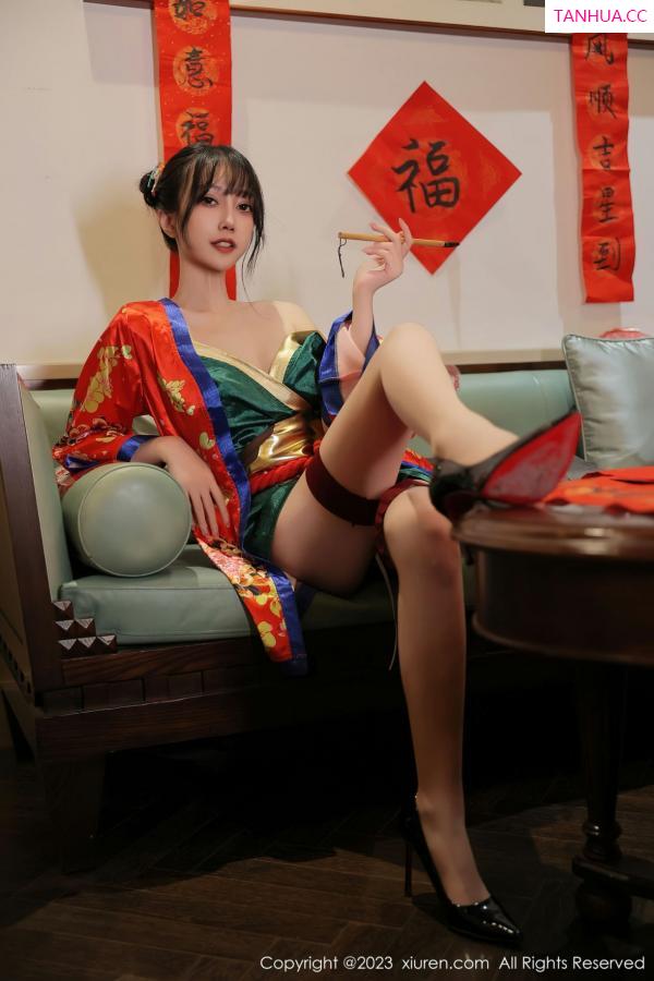 玥儿玥  [XiuRen]高清写真图 2023.01.20 No.6167 玥儿玥er 新春美腿第7张图片